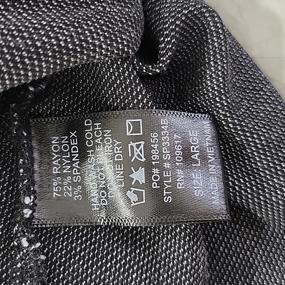 Stella Luce Black Women's Pants Size L (junior) - Picture 5 of 5